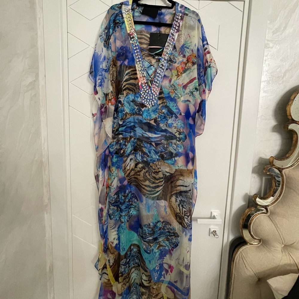 Philipp Plein silk coverup